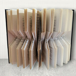 Custom Folded Book Art Decor